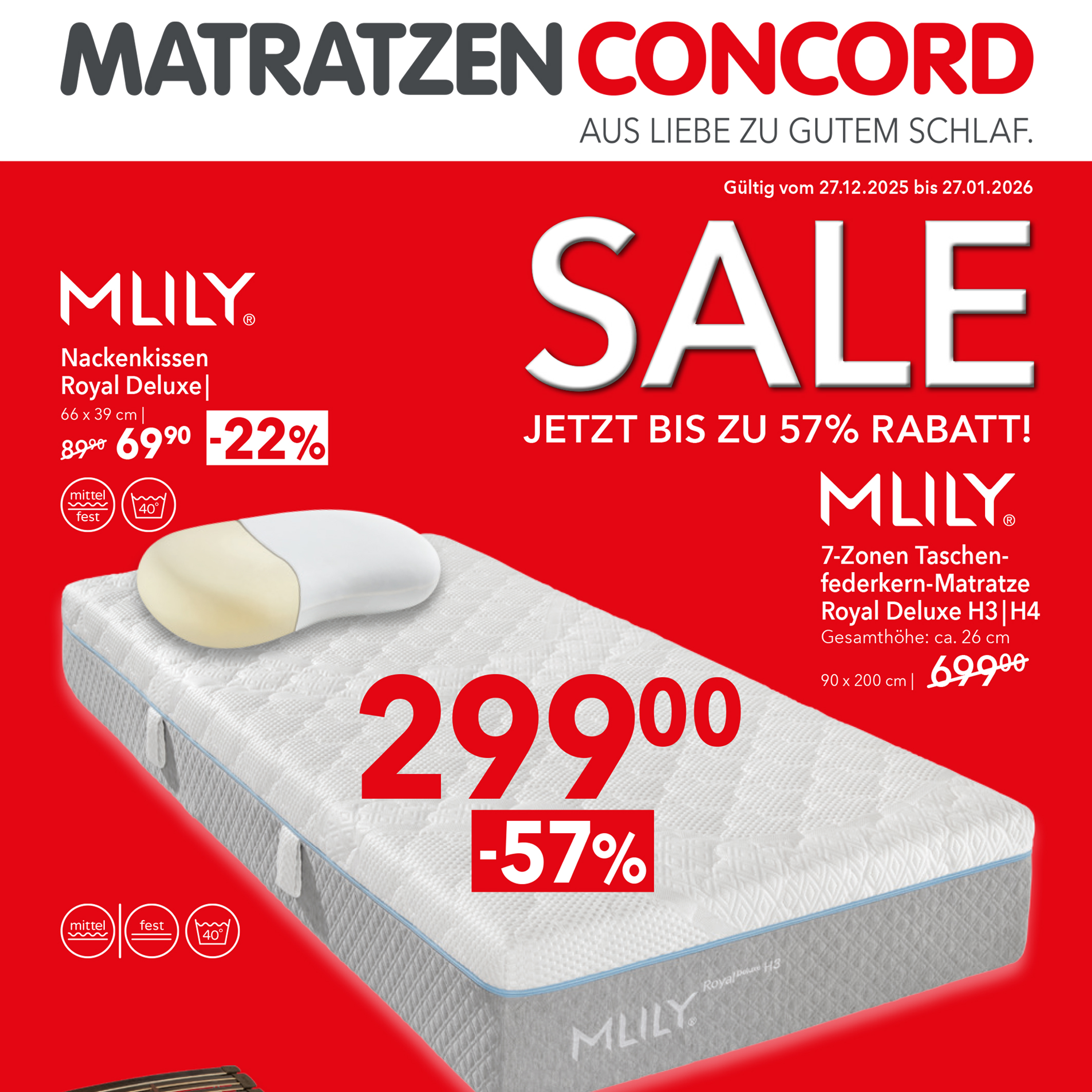 Bild zum Angebot von Matratzen Concord